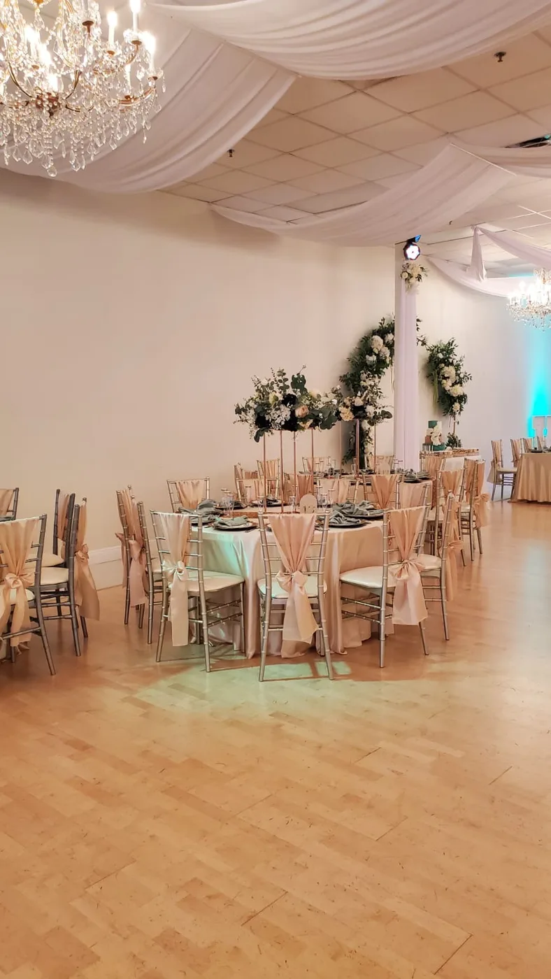 Reception decor detail